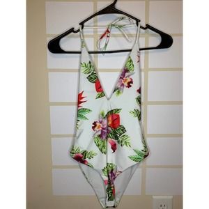 Privacy Please Elouise One Piece White Floral Size XS